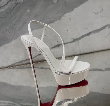 Summer Clothing Stores - Metallic Leather Platform Stilettos Sandals sexy