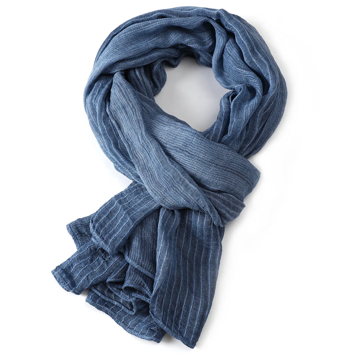 Linen Shorts Men - Solid Color Cotton Linen Men Scarves