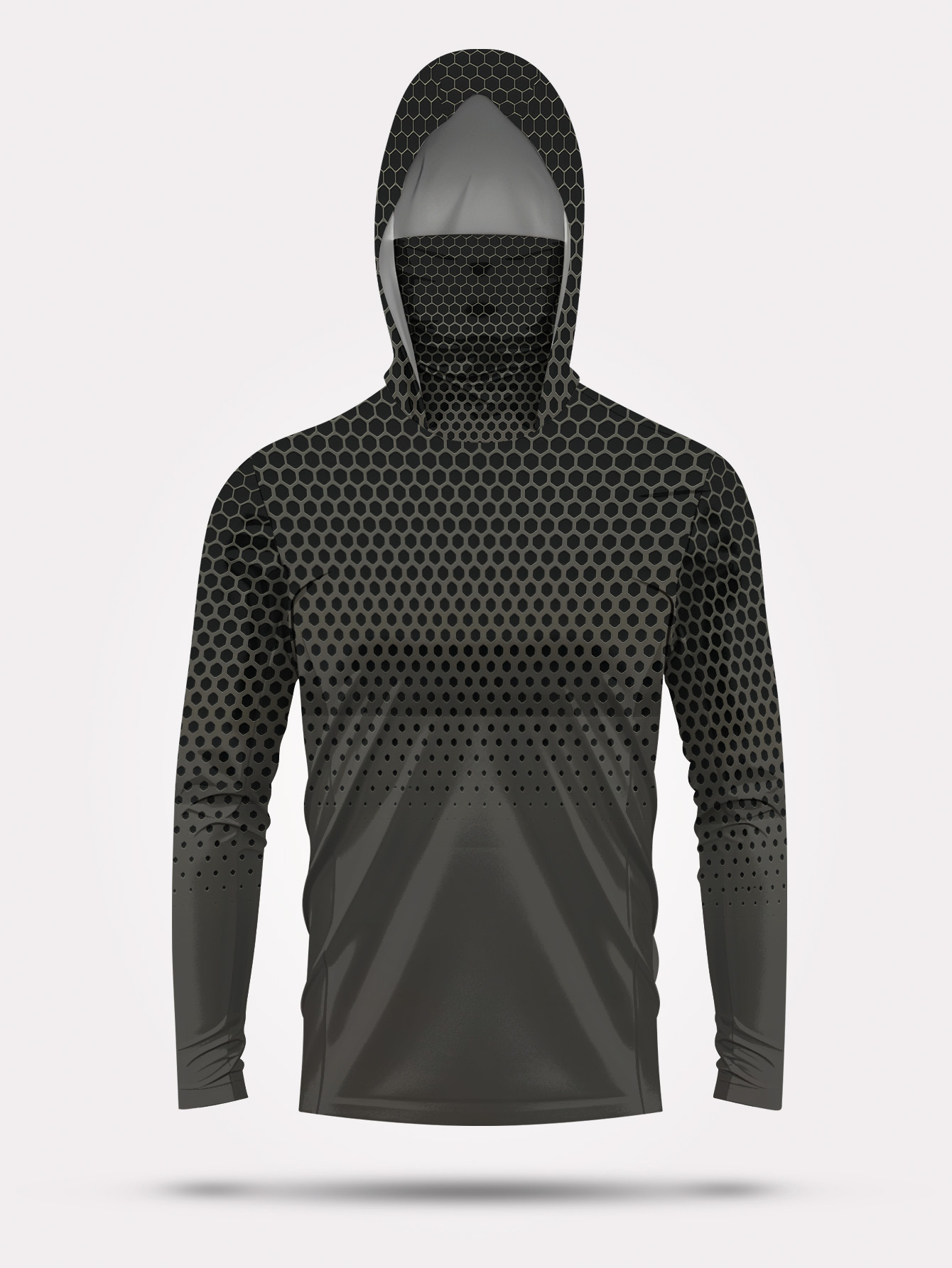 Summer Clothing - Men Hood Fishing Shirt long sleeve