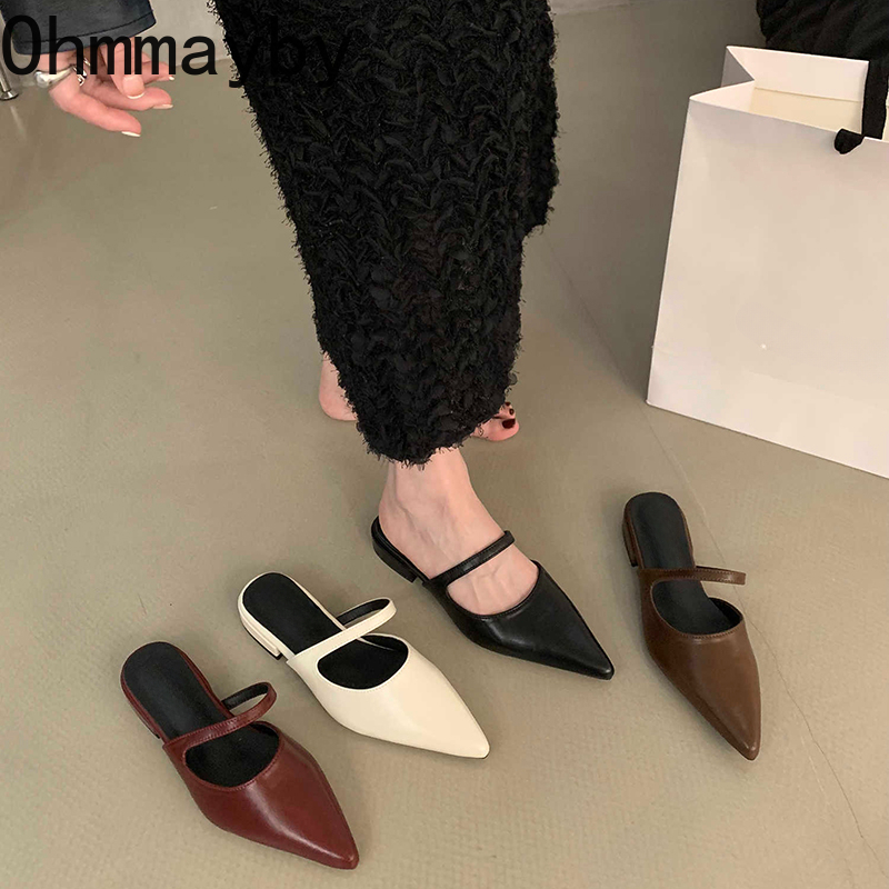 Summer Clothing Fabric - Spring Summer Pointed Toe Women Muels
