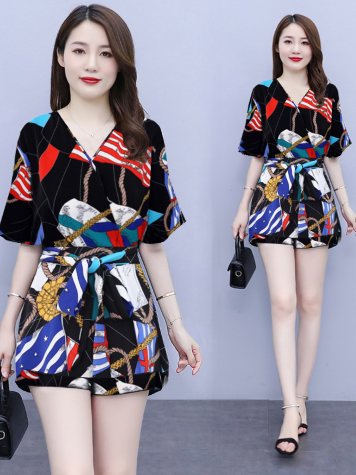Summer Clothing Fabric - plus Size Women's Fashionable Summer Outfit