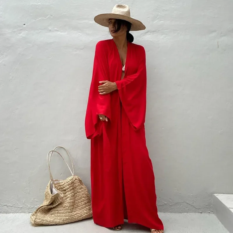 Kimono Women Beach Wear Cover  - огляд і ціна Summer De Clothing