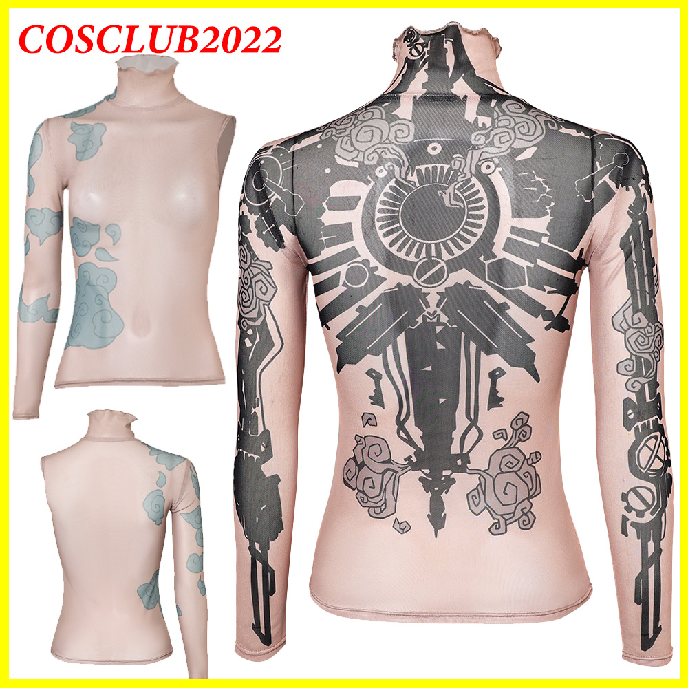 Women Arcane Jinx Cosplay Shir - огляд і ціна Summer Alt Clothing