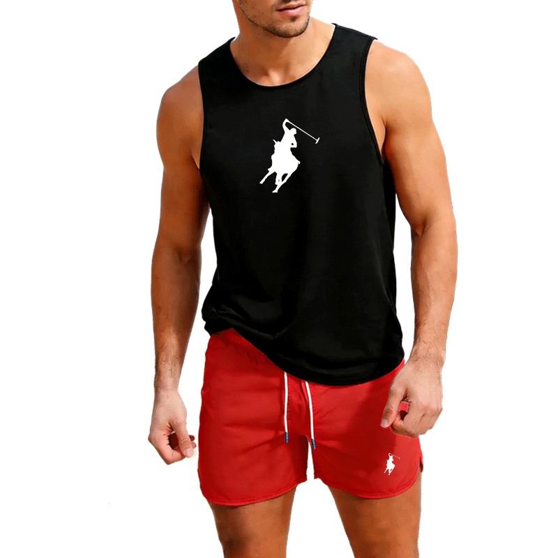 European Men Summer Vest and S - огляд і ціна Summer Clothing