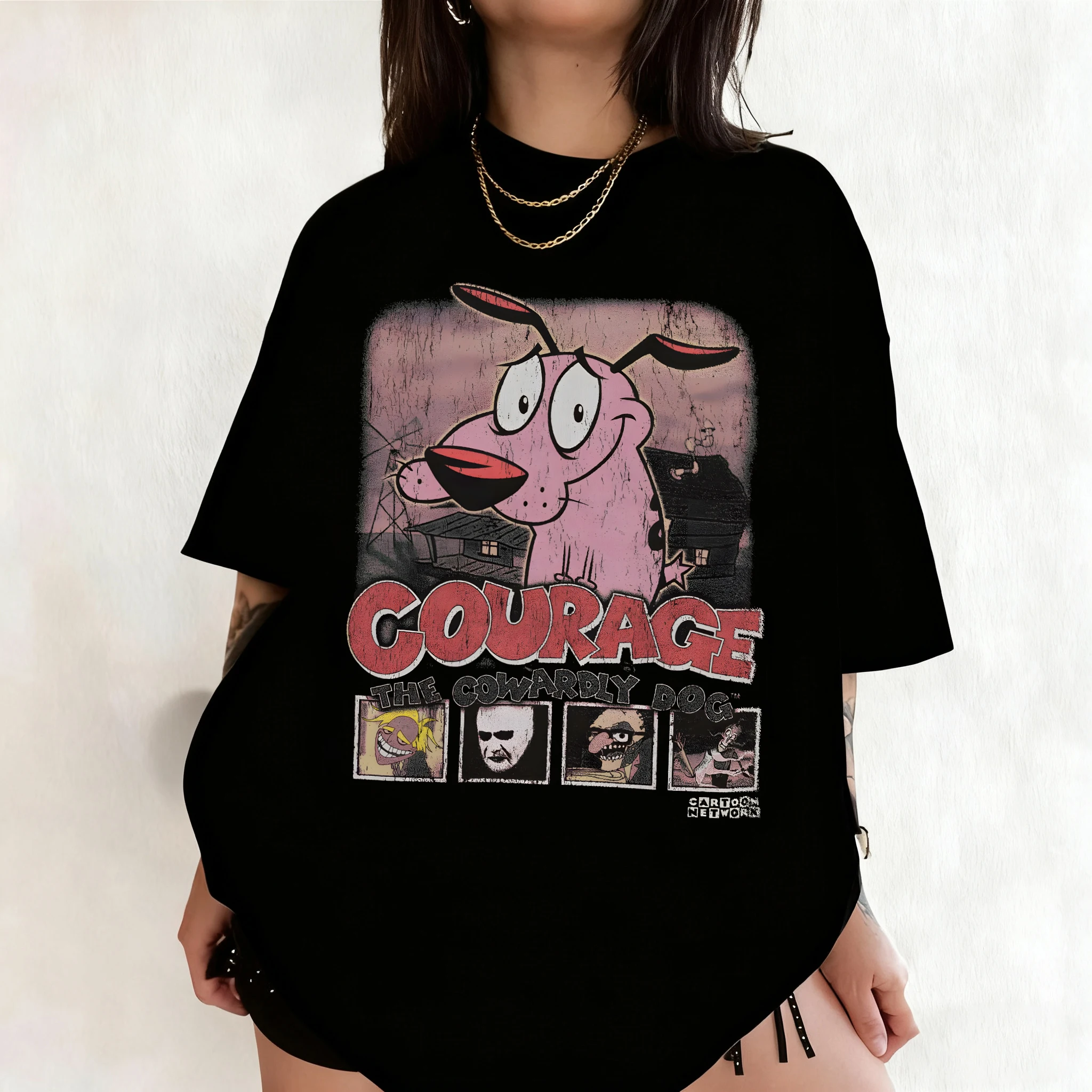 Summer Vintage Courage The Cow - огляд і ціна Summer Clothing Cartoon