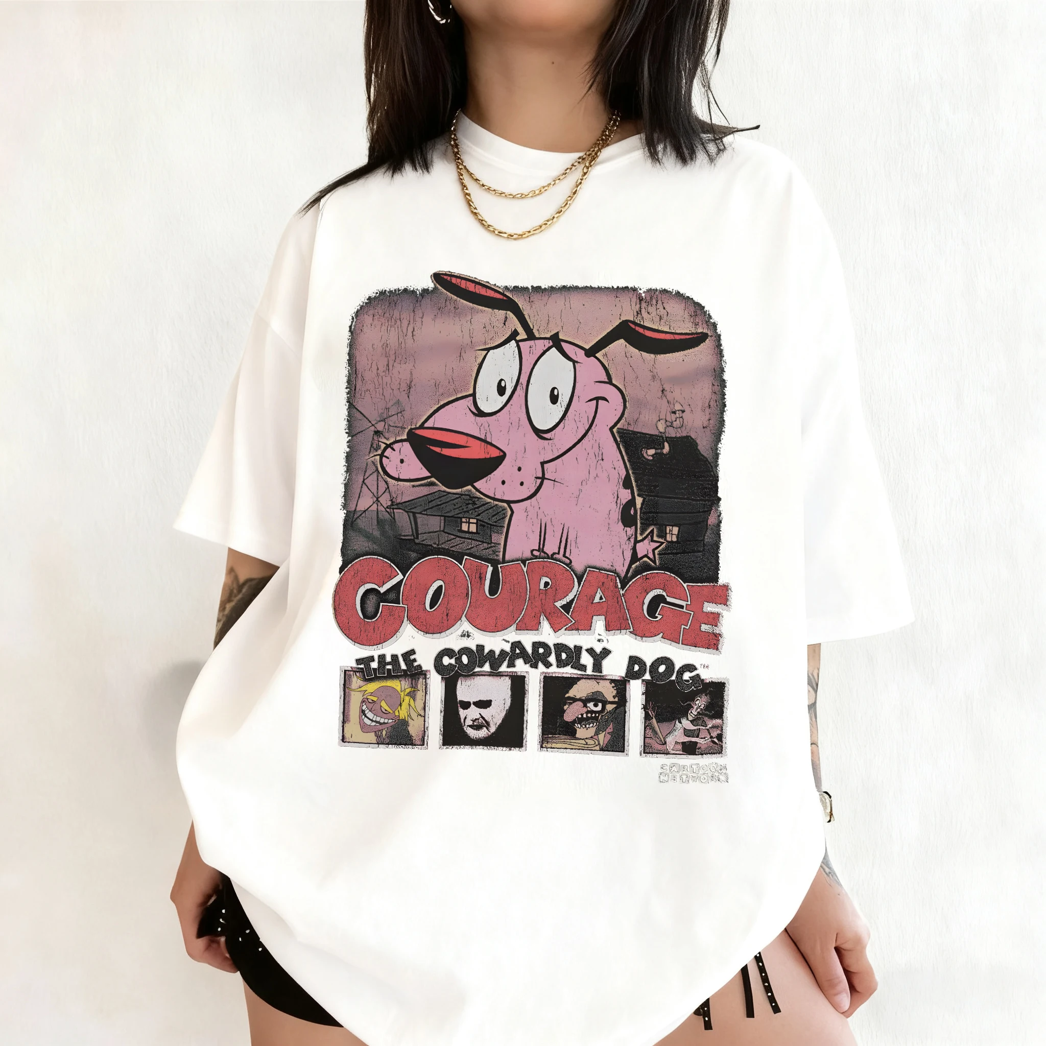 Summer Vintage Courage The Cow - огляд і ціна Summer Clothing Cartoon