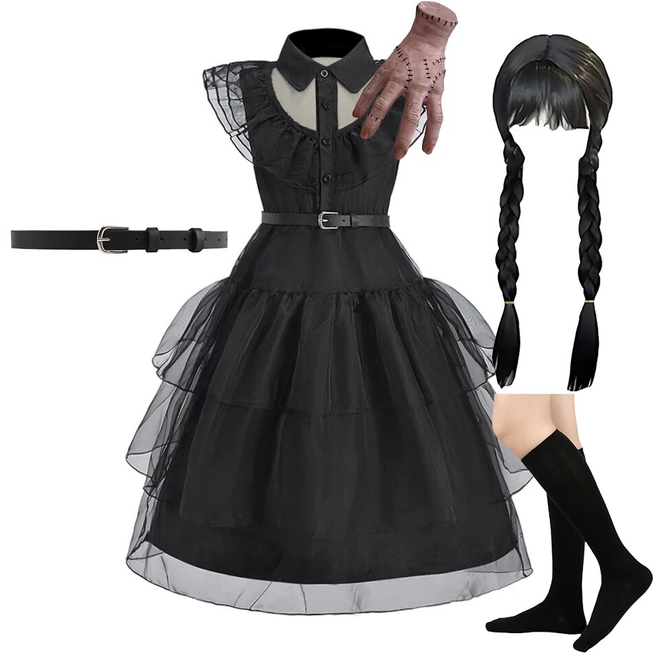Girl Costume Kids Cosplay Blac - огляд і ціна Summer Dresses Yours Clothing
