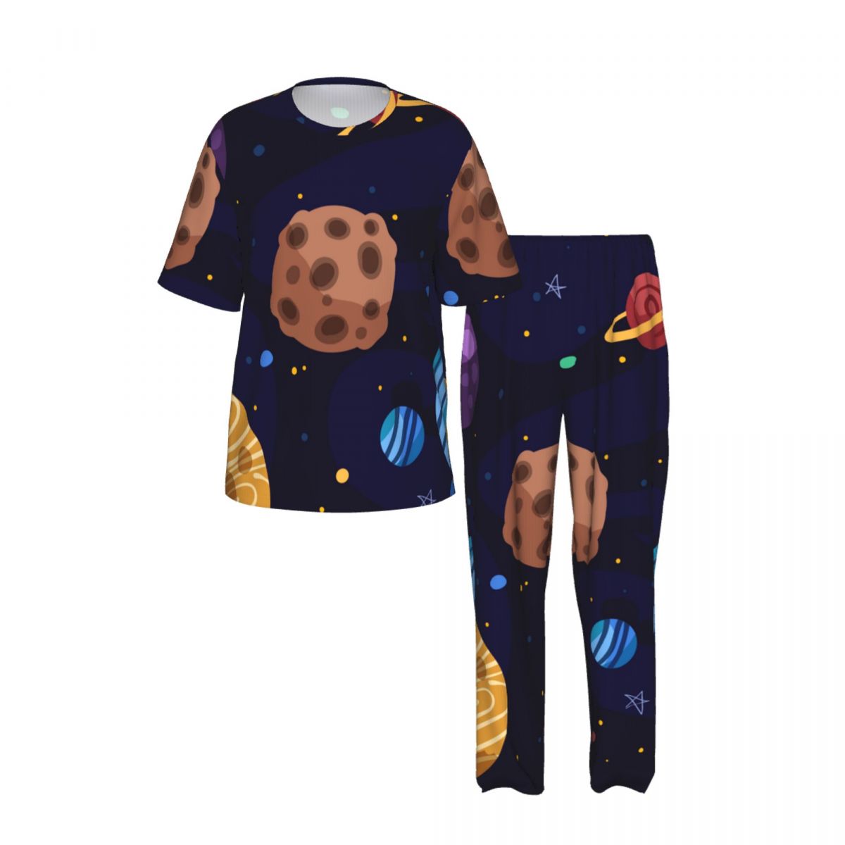 Men Pajamas Suit Short Sleeved - огляд і ціна Summer Clothing Cartoon