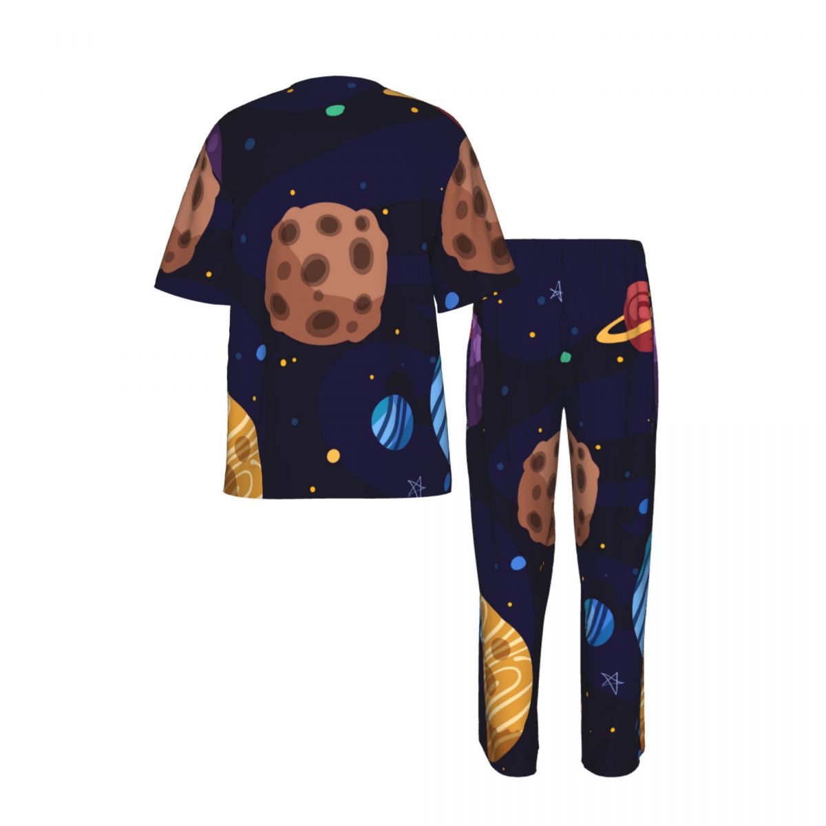 Men Pajamas Suit Short Sleeved - огляд і ціна Summer Clothing Cartoon