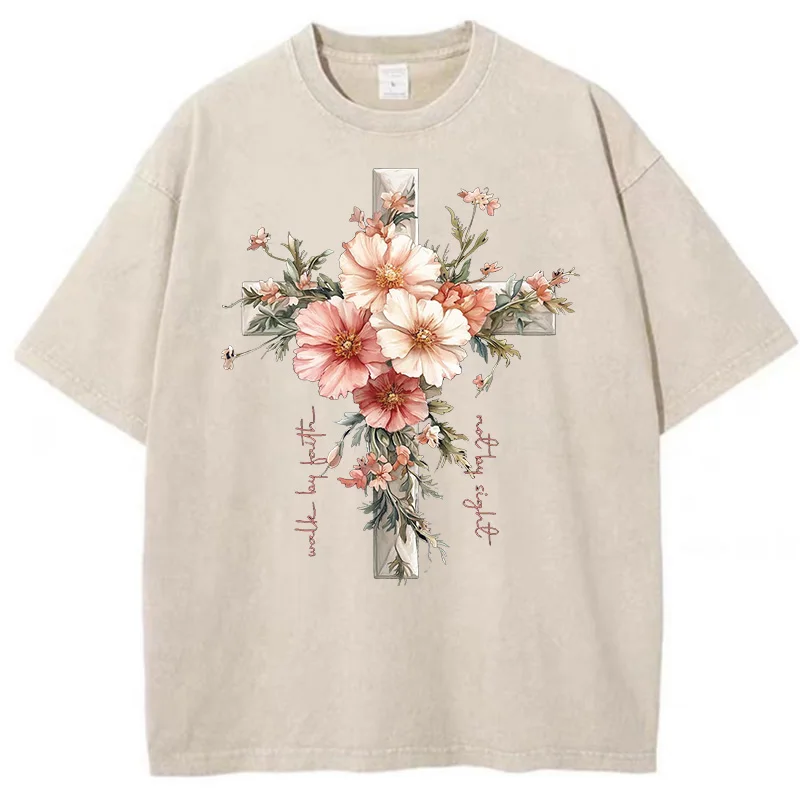 Floral Christian Shirts Jesus  - огляд і ціна Summer Clothing Quotes