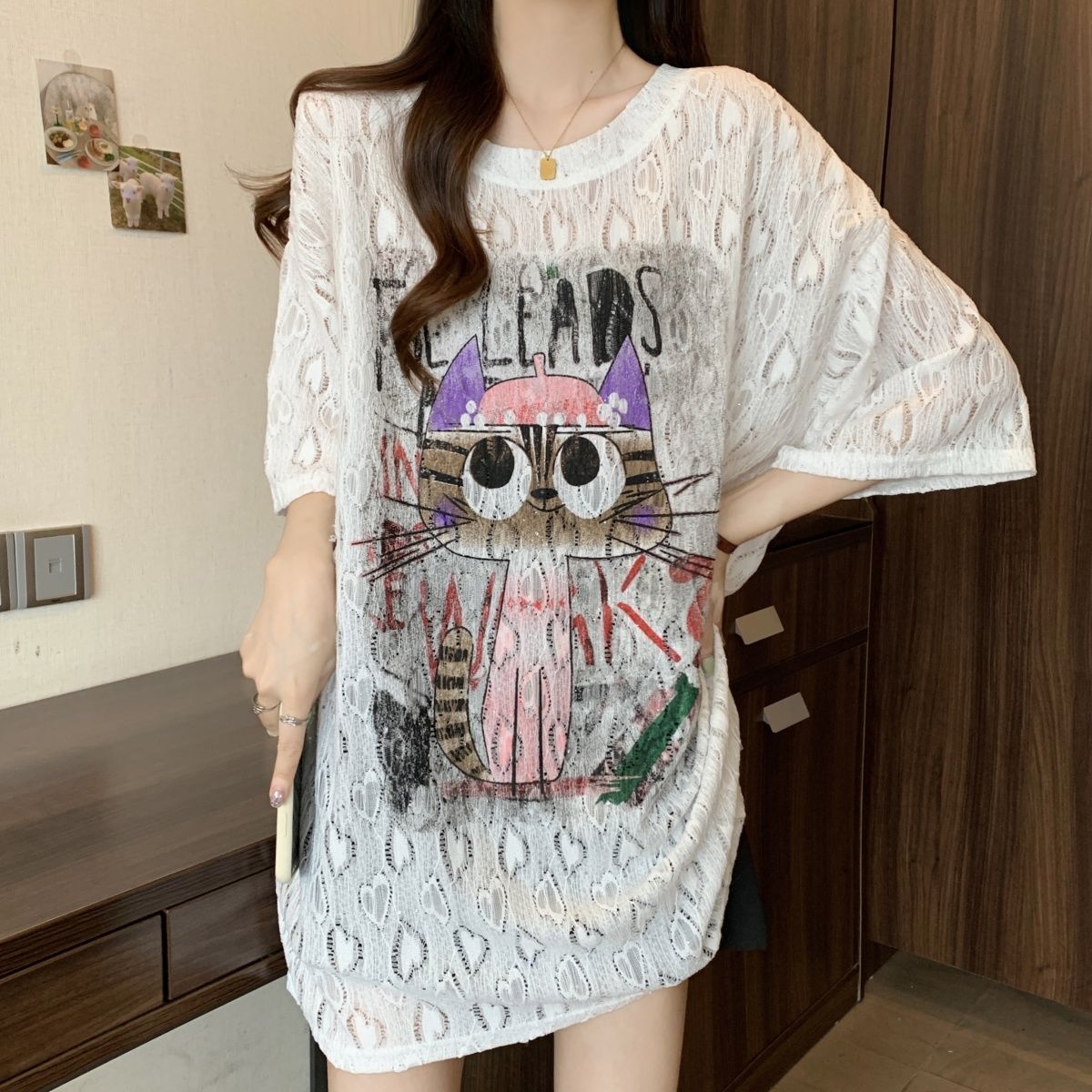Large size women's clothing sp - огляд і ціна Summer Clothing Cartoon