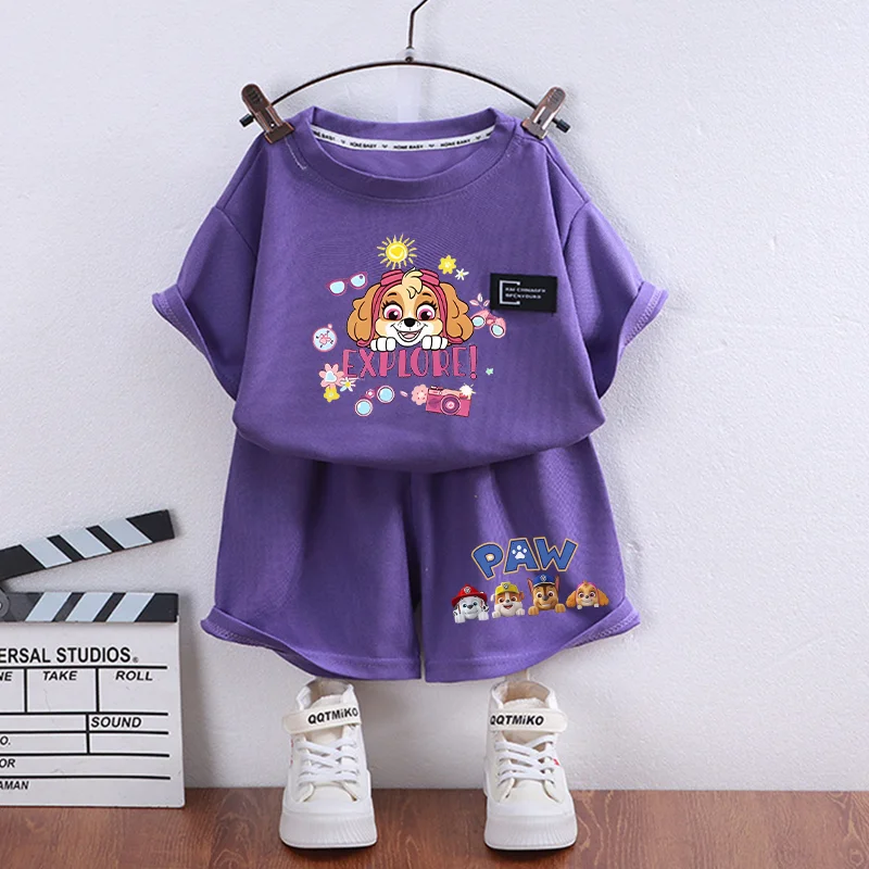 2Pc Paw Patrols T Shirt Chase  - огляд і ціна Summer Clothing Baby Girl