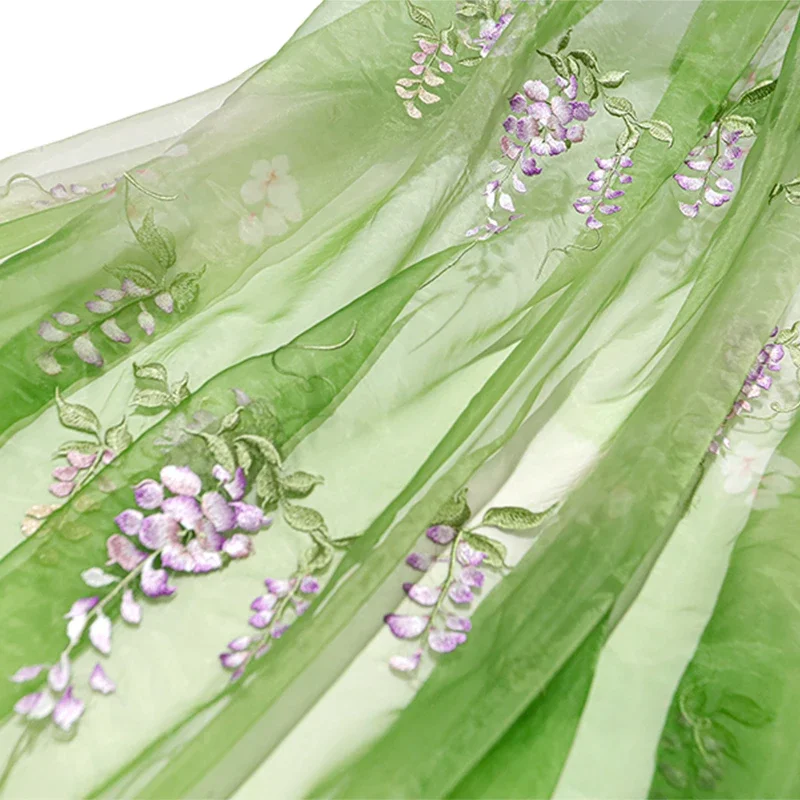 Wisteria Embroidery Fabric DIY - огляд і ціна Summer Clothing Baby