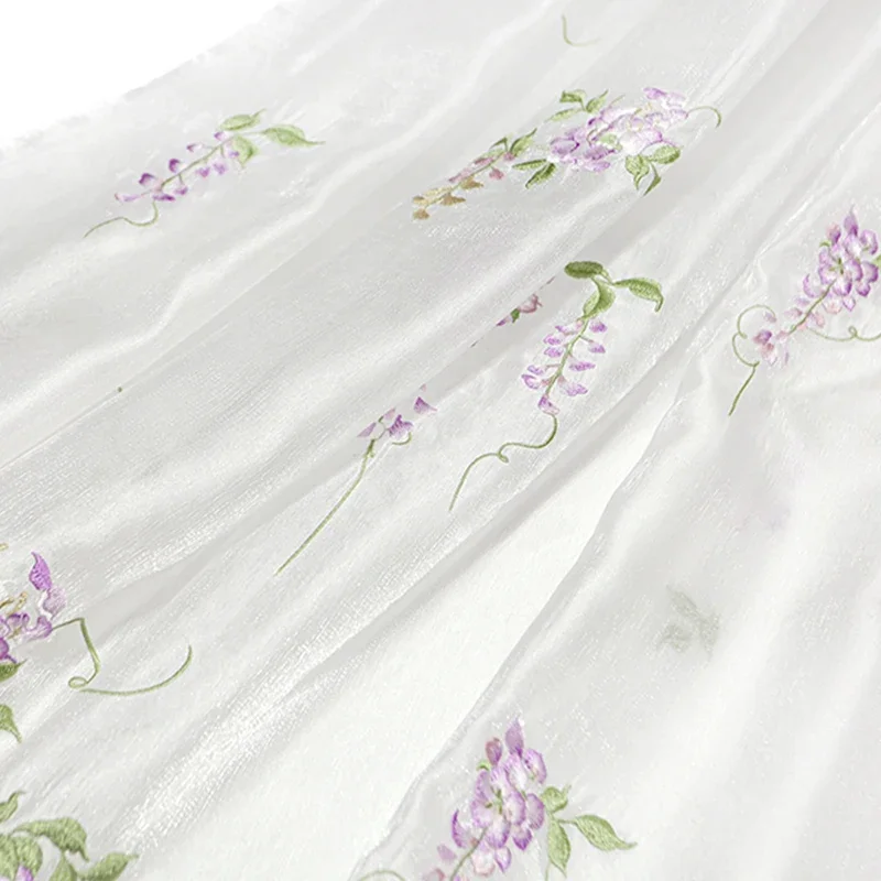 Wisteria Embroidery Fabric DIY - огляд і ціна Summer Clothing Baby