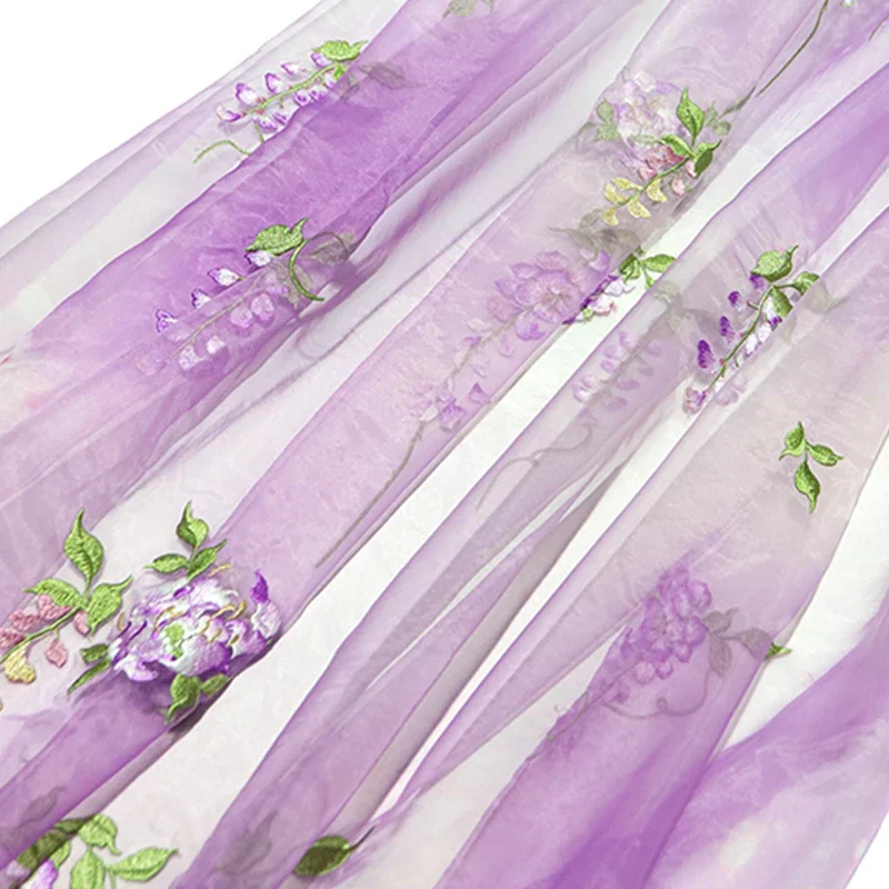 Wisteria Embroidery Fabric DIY - огляд і ціна Summer Clothing Baby