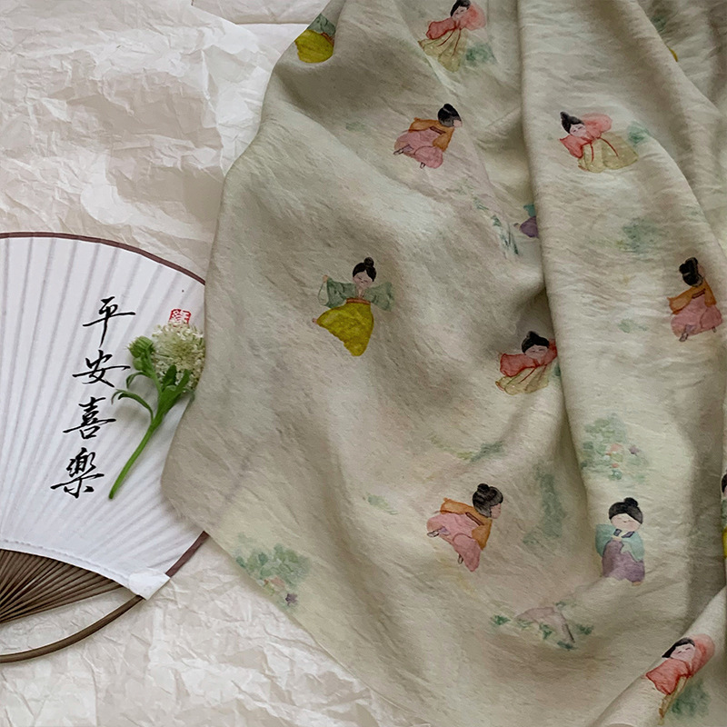 Cute Print Fabric for DIY Summ - огляд і ціна Summer Clothing Fabric