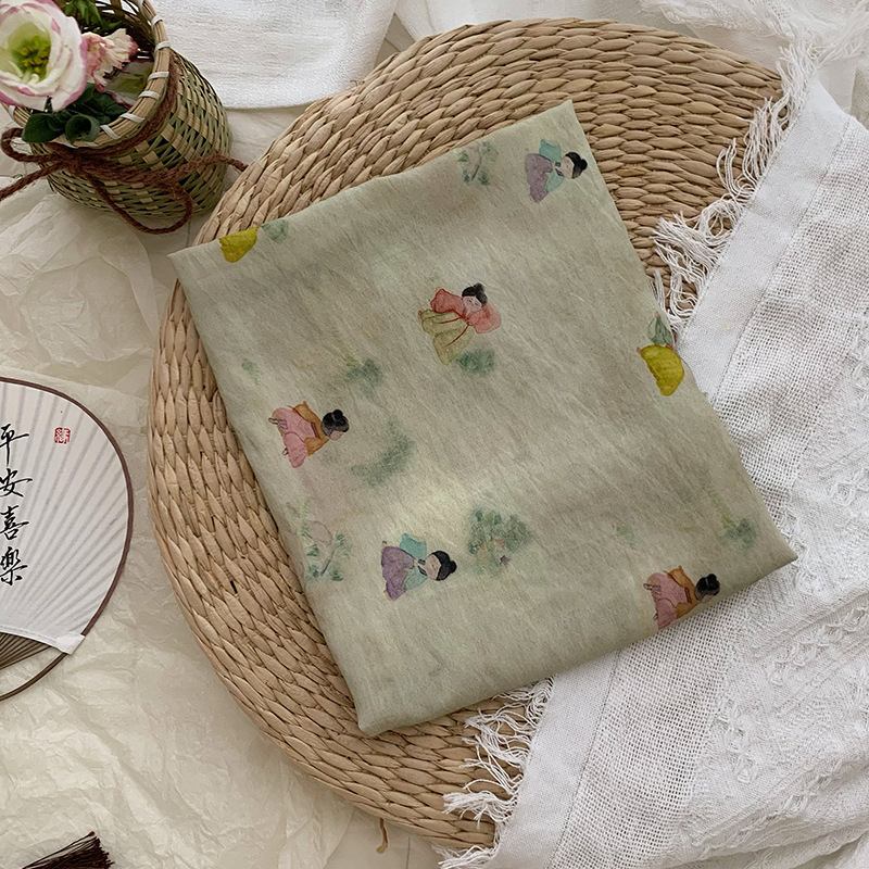 Cute Print Fabric for DIY Summ - огляд і ціна Summer Clothing Fabric