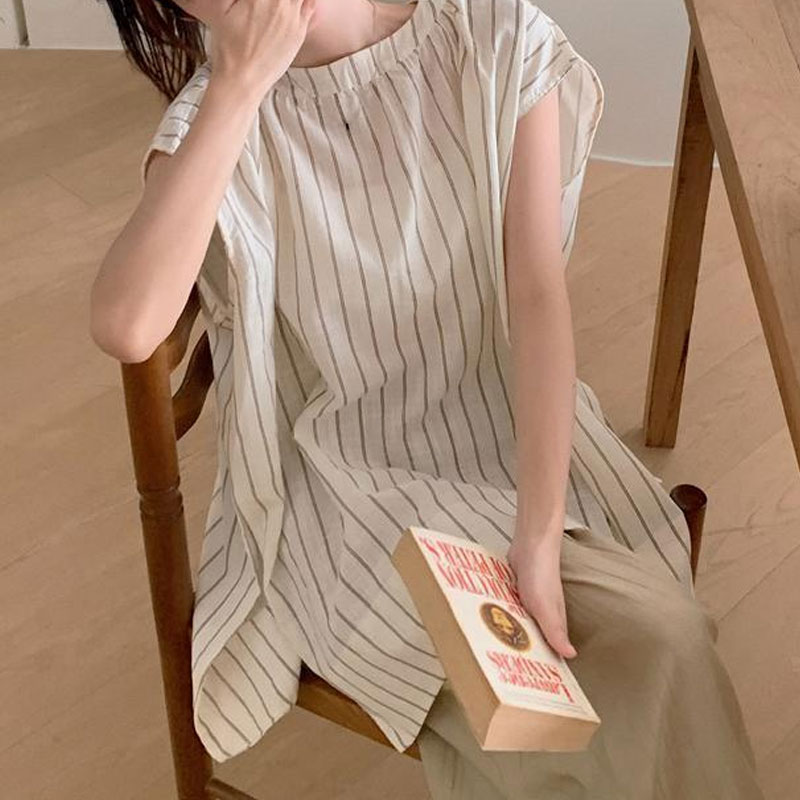 Casual  Striped Blouse Women's - огляд і ціна Summer Clothing Drop