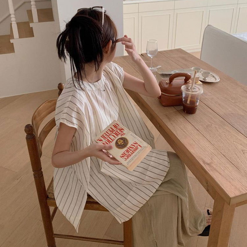 Casual  Striped Blouse Women's - огляд і ціна Summer Clothing Drop