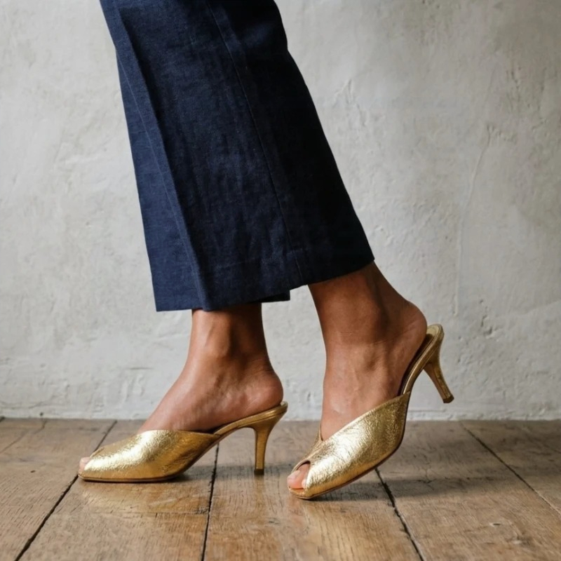 Women's Pumps Designer Gold Wo - огляд і ціна Summer Clothing Stores