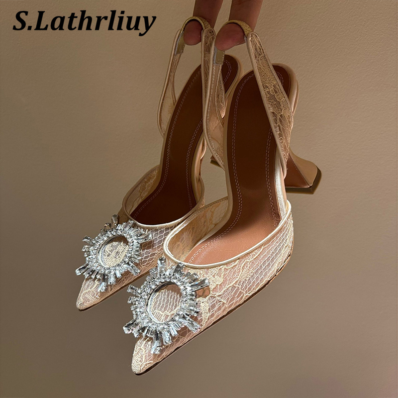 Sandals Rhinestone Flower Poin - огляд і ціна Summer Clothing Stores