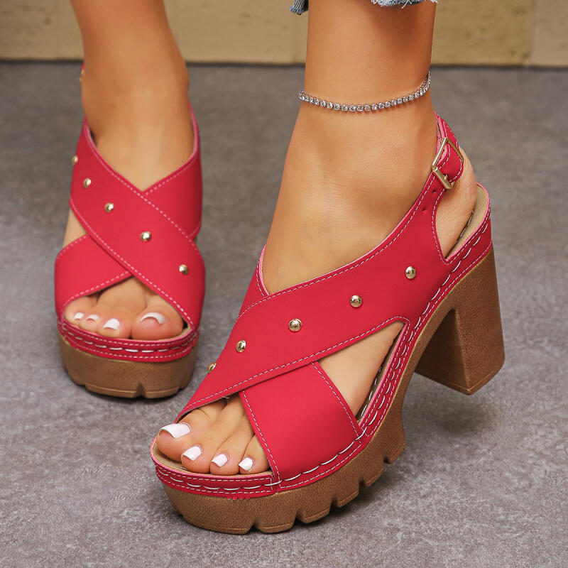 Vintage Super High Heel Cross  - огляд і ціна Summer Clothing Stores