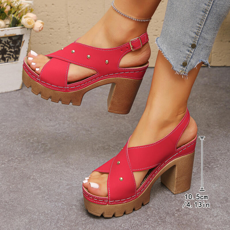 Vintage Super High Heel Cross  - огляд і ціна Summer Clothing Stores