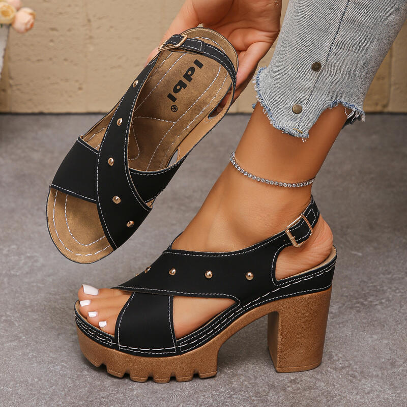 Vintage Super High Heel Cross  - огляд і ціна Summer Clothing Stores