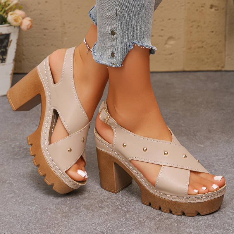 Vintage Super High Heel Cross  - огляд і ціна Summer Clothing Stores