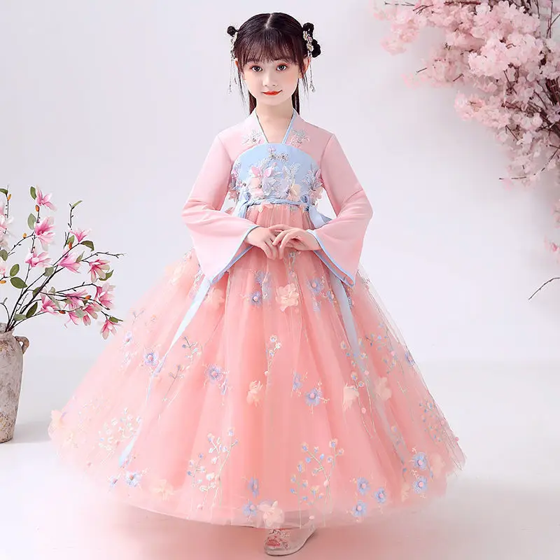 Summer Children Hanfu Dresses  - огляд і ціна Summer Clothing Baby Girl